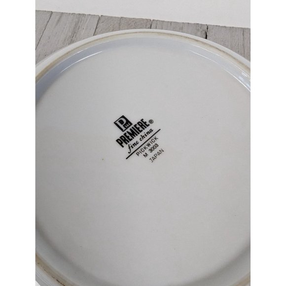 Vintage Premiere Pickwick Pink & White Floral Serving Vegetable Bowl 9" - Picture 6 of 6